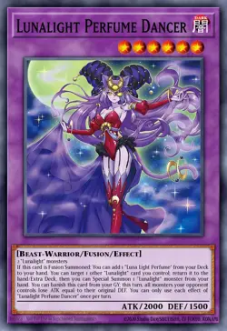 Lunalight Perfume Dancer DUAD-EN031 1st ED Yu-Gi-Oh! SUPER RARE - Image 1