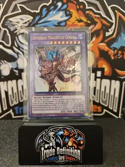 BPRO-EN100 Invoked Magistus Omega Ultra Rare 1st Edition YuGiOh - Image 1