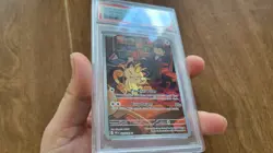 Pokemon TCG Destined Rivals Team Rockets Meowth Illustration Rare 203 Free Ship - Image 2
