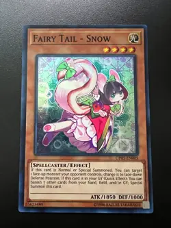 Fairy Tail - Snow OP05-EN005 Super Rare Near Mint Yugioh - Image 1