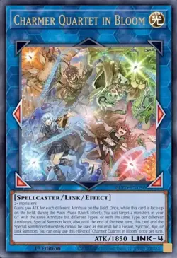 YUGIOH BLZD-EN050 Charmer Quartet in Bloom Ultra Rare 1st Edition NM - Image 1