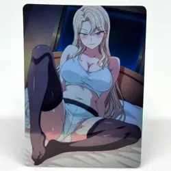 Saimin Seishidou Reika Kurashiki Goddess Anime Waifu ACG Foil Card - Image 1