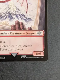 MTG Card - 1x Smaug Token - NM - Lord of the Rings: Tales of Middle Earth Dragon - Image 4