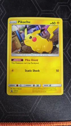 Pikachu SM157 Holo Promo Pokemon Card Sun Moon NM - Image 1