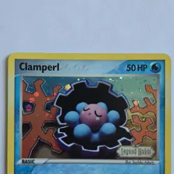 Pokemon Clamperl Stamped Legend Maker Reverse Holo 51/92 Vintage English Card - Image 2