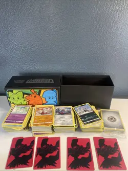 2021-2022 POKEMON CARDS And Paldea Evolved Empty Box Lot Of 300+ Cards - Image 1
