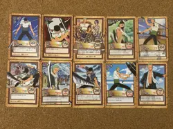 one piece carddass hyper battle 10sets 2000 2001 anime card - Image 1