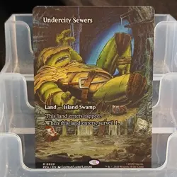 Magic: The Gathering Undercity Sewers Land Blue Black Teenage Mutant Ninja Turt… - Image 1