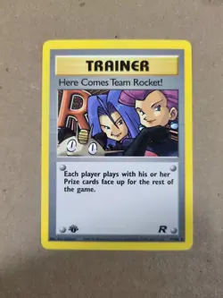 Here Comes Team Rocket 71/82 1st Edition - Pokemon - Team Rocket Non Holo - LP - Image 1