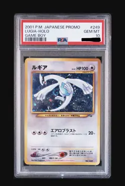 Pokemon Card PSA 10 Lugia Holo Game Boy Promo #249 - Image 1
