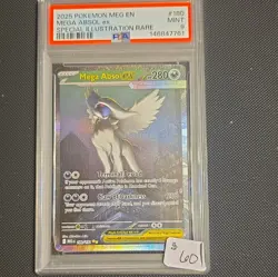 The Pokemon Company Pokemon TCG Mega Absol ex 180/132 ME01 SIR Holo EN PSA 9 - Image 1