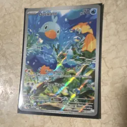 Pokemon TCG Ducklett 109/086 Scarlet & Violet Reverse Holo 70 HP English 2023 - Image 1