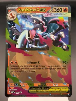Mega Charizard X ex MEP029 - Ultra Rare - Mega Evolution Promo Pokemon Card NM - Image 1