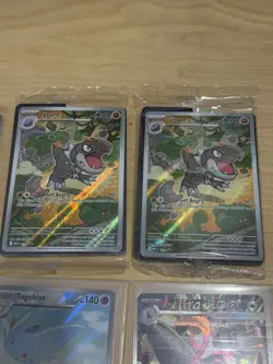 Pokemon 2X Tyrunt 070 & Zekrom 031 promos Lucario,Meowth,…etc.No reserve auction - Image 2