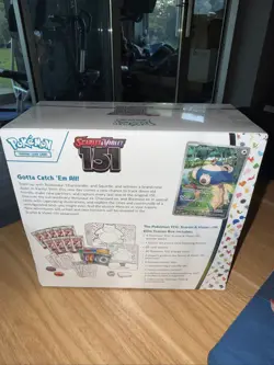 Pokemon TCG Scarlet & Violet 151 Elite Trainer Box ETB Sealed (small tear, p2) 820650854668 - Image 4