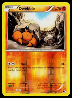 Dwebble - Reverse Holo 84/149 Common Pokemon Boundaries Crossed NM - Image 1