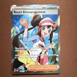 Pokemon Rosa's Encouragement 114/088 Full Art Foil Trainer-Supporter Rare - Image 1