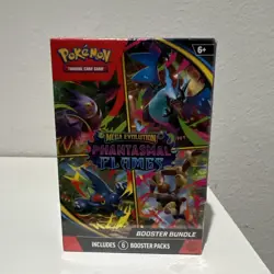 Pokemon TCG Mega Evolution Phantasmal Flames Booster Bundle Sealed - Image 1