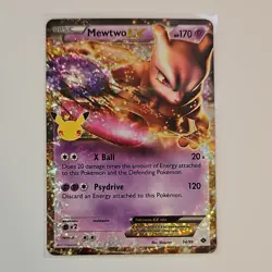 The Pokemon Company Mewtwo EX 54/99 Celebrations Classic Collection Holo 170 HP - Image 1