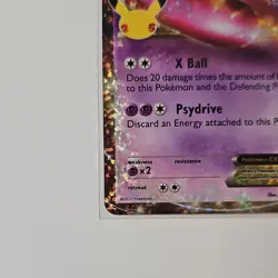 The Pokemon Company Mewtwo EX 54/99 Celebrations Classic Collection Holo 170 HP - Image 4