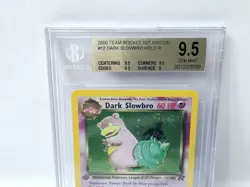 POKEMON ROCKET 1ST EDITION DARK SLOWBRO #12 HOLO BGS 9.5 NICE!!!!!! - Image 2