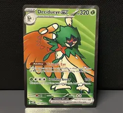 Decidueye ex 100/088 Full Art Perfect Order POR Pokemon TCG NM - Image 1