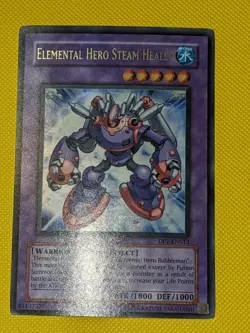 Yugioh! Elemental Hero Steam Healer - DP1-EN013 - Ultra Rare - - Image 1