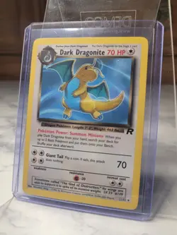 Dark Dragonite 22/82 Non Holo Rare Pokemon Card Team Rocket - WOTC - Trading - Image 5