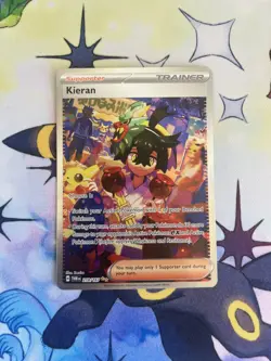 Kieran 218/167 Twilight Masquerade Pokemon Near Mint Pokemon Card - Image 1