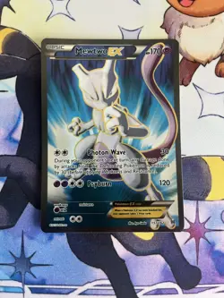 Mewtwo EX 157/162 Rare Ultra BREAKthrough Pokemon Near Mint Pokemon Card - Image 1