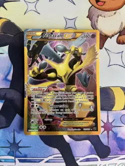 Alakazam EX 125/124 Rare Secret Fates Collide Pokemon Near Mint Pokemon Card - Image 1