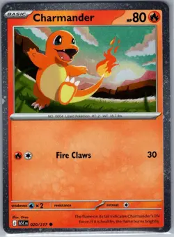 Charmander 020/217 Cosmos Holo ME: Ascended Heroes - Pokemon Card - NM - Image 1