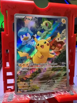 Pikachu 027 Sv: Scarlet & Violet Promo Cards Holo Near Mint - Image 1