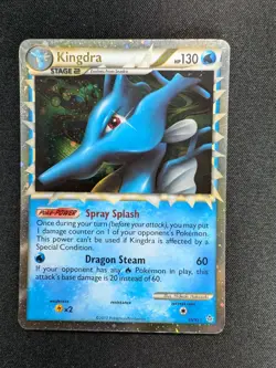 [NM] 🔥 Kingdra Prime 85/95 Holo Ultra Rare Pokemon Card 2010 Unleashed - Image 1