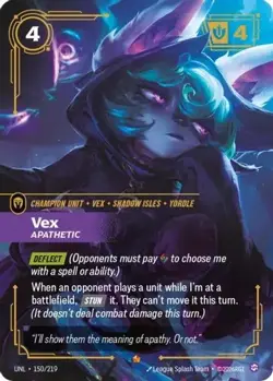 Vex - Apathetic 150/219 Epic Riftbound Card - Image 1