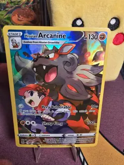 Pokemon Hisuian Arcanine TG08/TG30 Trainer Gallery Holo Lost Origin NM 🔥 - Image 1
