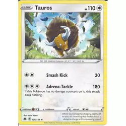106/159 Tauros : Rare Card : Pokemon Trading Card Game SWSH12.5 Crown Zenith - Image 1