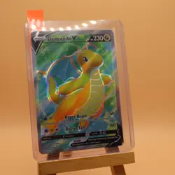 Dragonite v Full Art Holo Ultra Rare Card Pokemon Go 076/078 - ENGLISH - Image 3