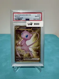 Pokemon TCG Mew EX Scarlet & Violet-151 205/165 Holo Hyper Rare PSA 10 - Image 1