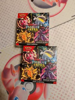 2x Sealed Pokemon Paldean Fates Booster Bundles. Brand New - Image 1