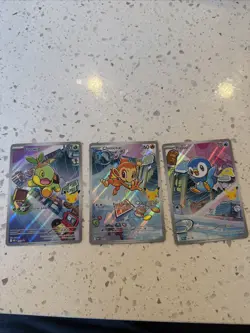Pokemon 2026 First Partners Illustration Collection Promo Set - Sinnoh Starters - Image 1