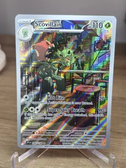 2023 Pokemon Scarlet And Violet Base Set Scovillain 202/198 Illustration Rare NM - Image 1