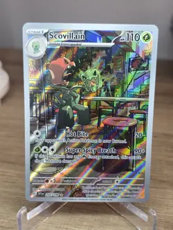 2023 Pokemon Scarlet And Violet Base Set Scovillain 202/198 Illustration Rare NM - Image 3