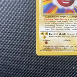 Electrode 21/102 Rare Base Set WOTC 1999 Pokemon NM - Image 2