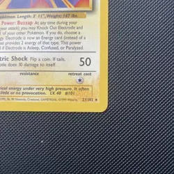 Electrode 21/102 Rare Base Set WOTC 1999 Pokemon NM - Image 5