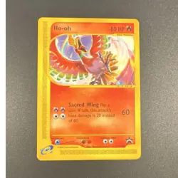 Pokemon TCG Ho-oh Promo Regular Wotc Promo 52/53 80 HP Basic 2002 - Image 1