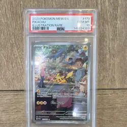 The Pokemon Company 2023 Pikachu 173/165 SV 151 Illustration Rare Holo PSA 10 - Image 1