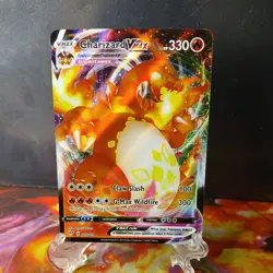 Pokemon TCG Charizard VMAX 020/189 Darkness Ablaze Full Art Ultra Rare - Image 1