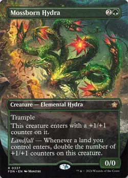 Mossborn Hydra (Borderless) Foundations Regular - Image 1