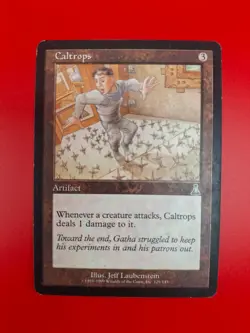 Caltrops Urza's Destiny Regular 129/143 Illus. Jeff Laubentsein BB - Image 1